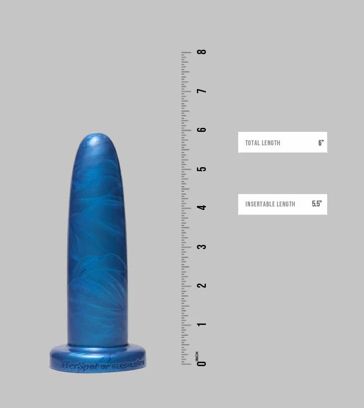 Cobalt Lily Dildo, Large - Image 6