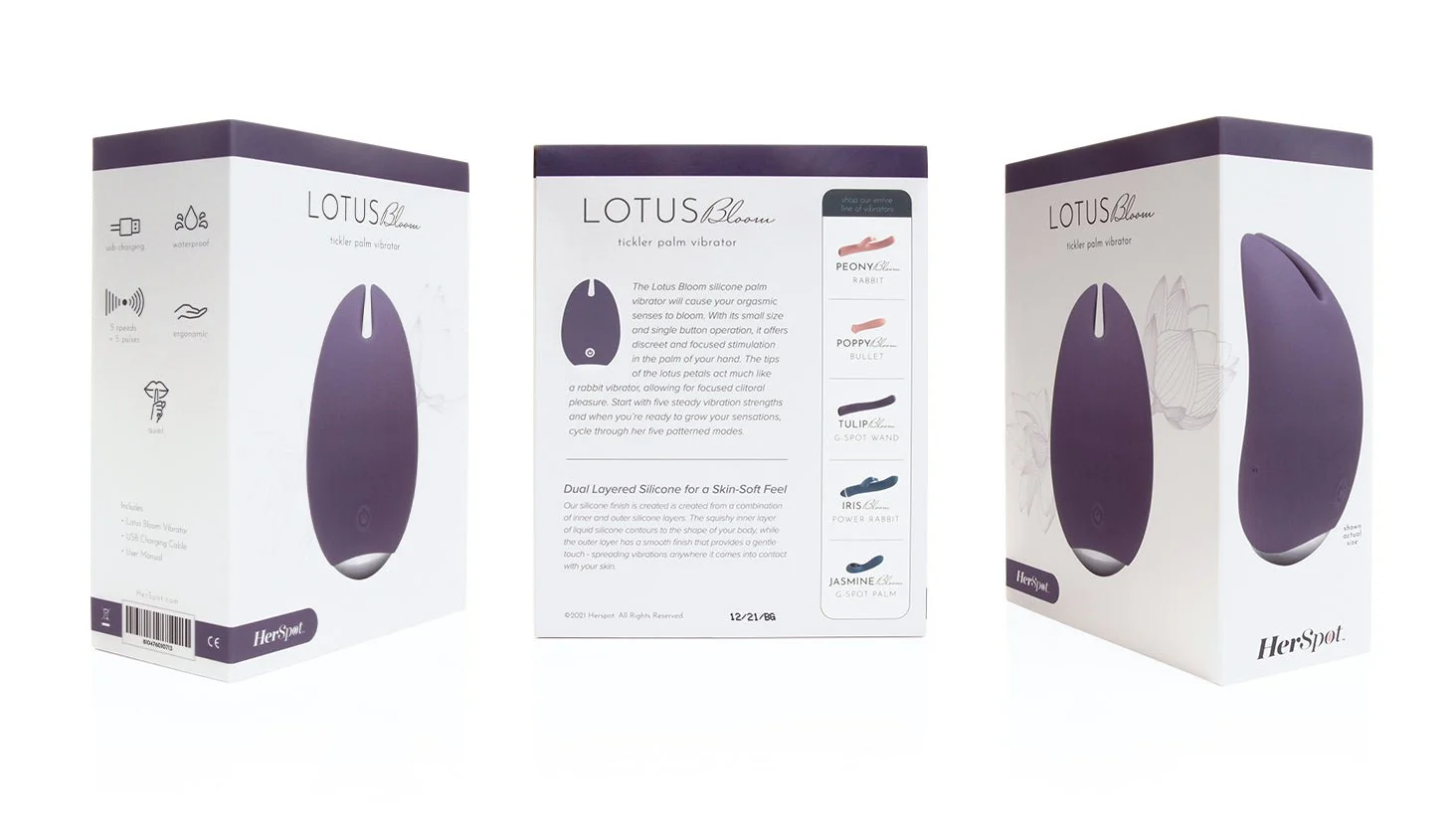 Lotus Bloom Palm Vibrator - Image 8