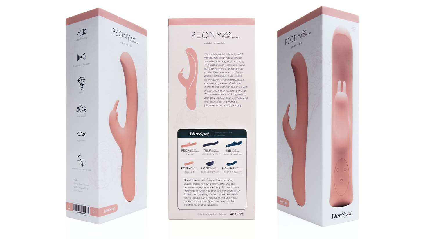 Peony Bloom Rabbit Vibrator - Image 8