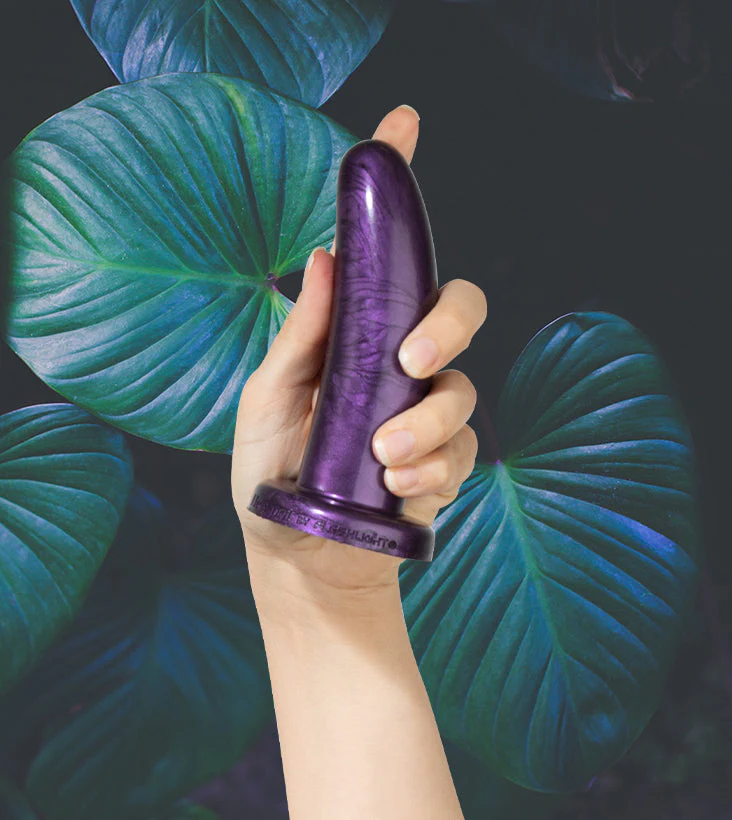 Plum Orchid Dildo, Small - Image 5