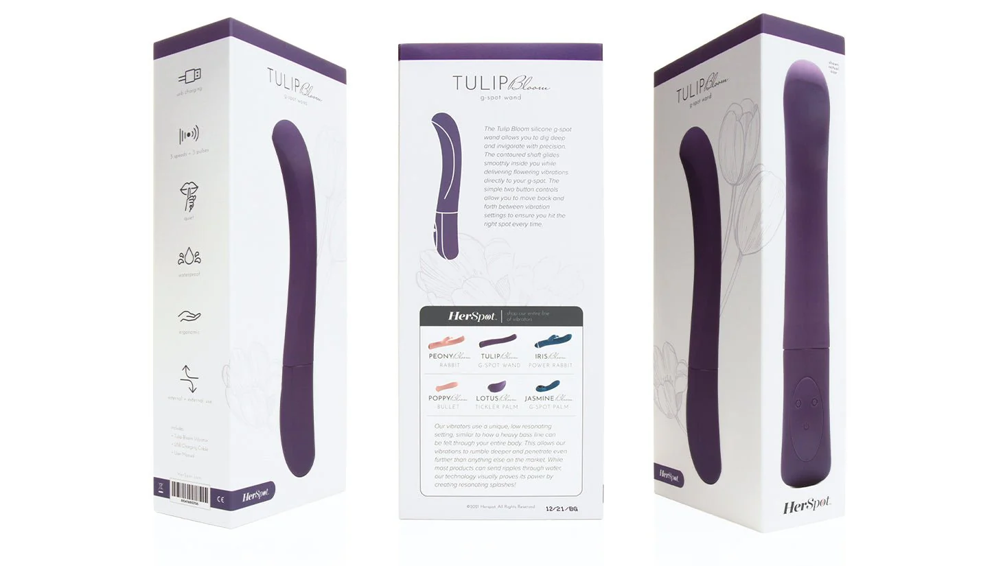Tulip Bloom G-spot Wand Vibrator - Image 8